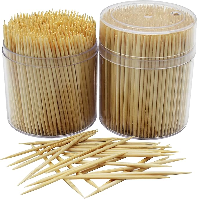 Discount Direct Manufacturer Double-Point Wood Mint Flavor Toothpick Bulk Bamboo Toothpicks