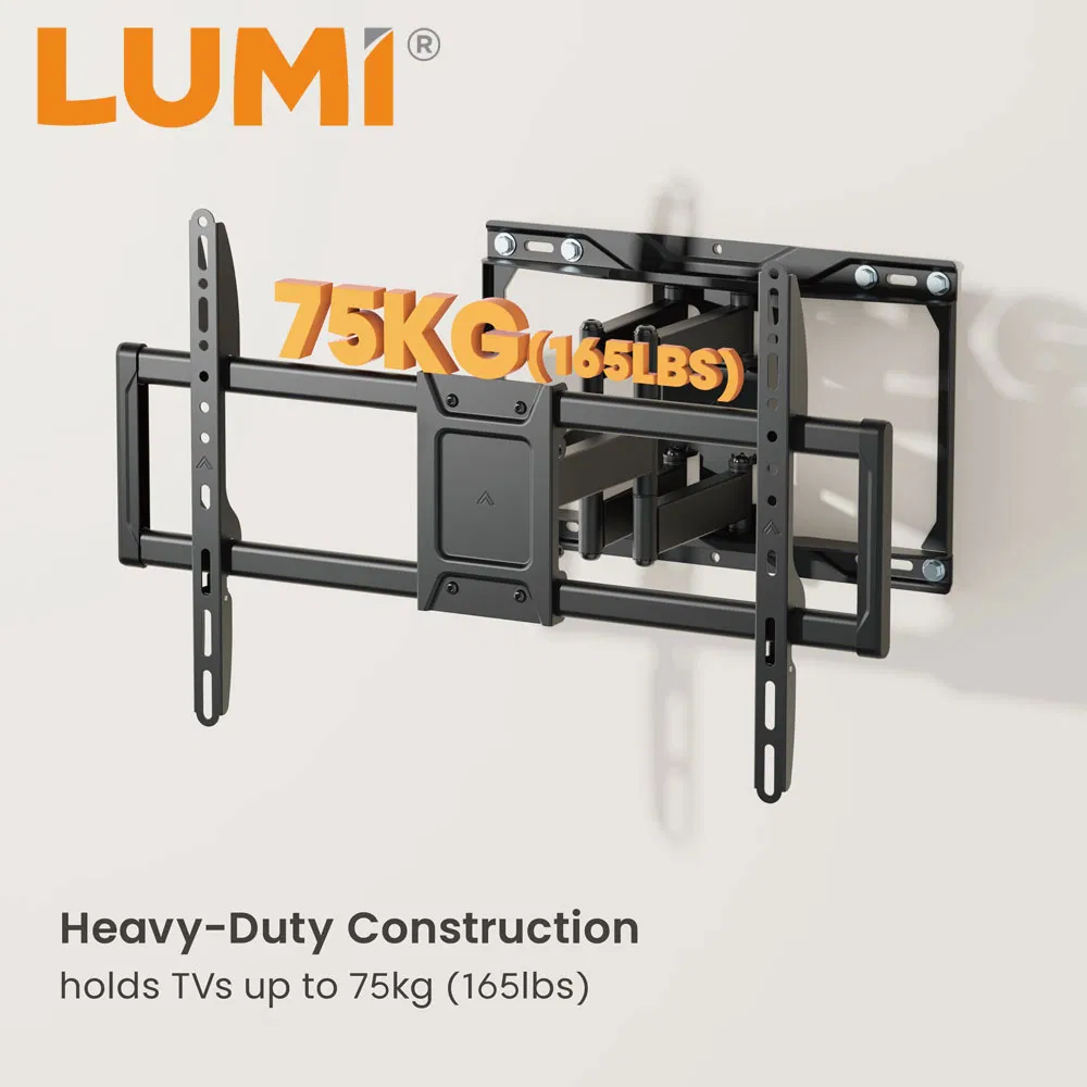 Полноповоротный кронштейн для ТВ LUMI, сталь, до 90 дюймов