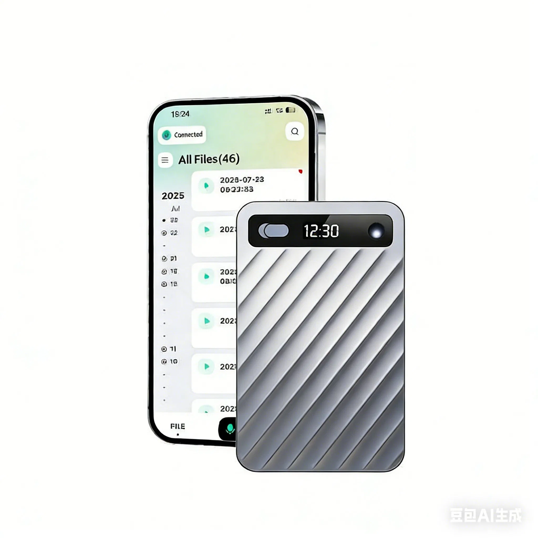 Ultra Slim 64GB Ai Notes Voice Recorder Ai Smart Digital Voice Recorder