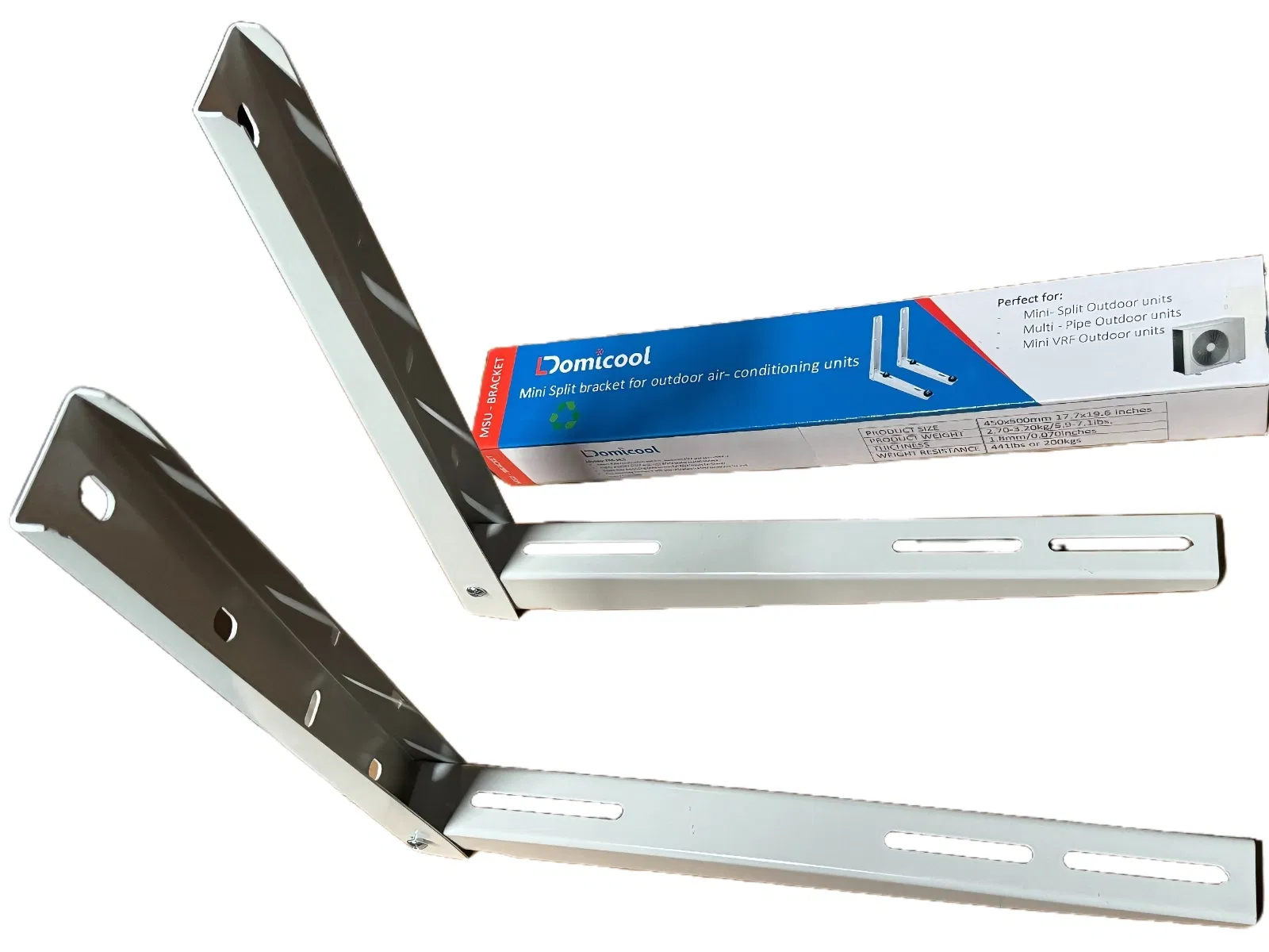 Air Conditioning Brackets Air Conditioner Spare Part Outdoor Metal Shelf Support Aircon Holder Mini Split Wall Mounting Sliding Shelving Hanger AC Bracket