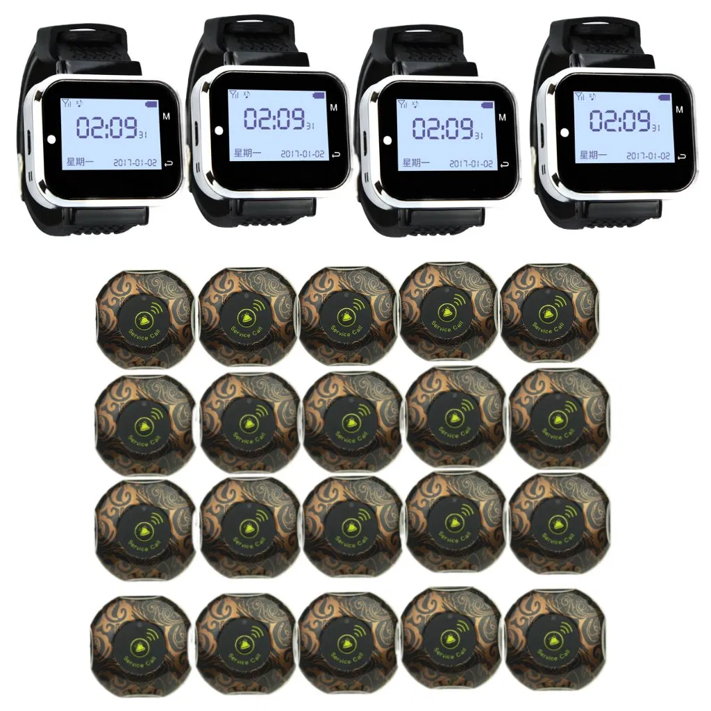Catel Restaurant Wireless Waiter Call System Table Call Button Pager