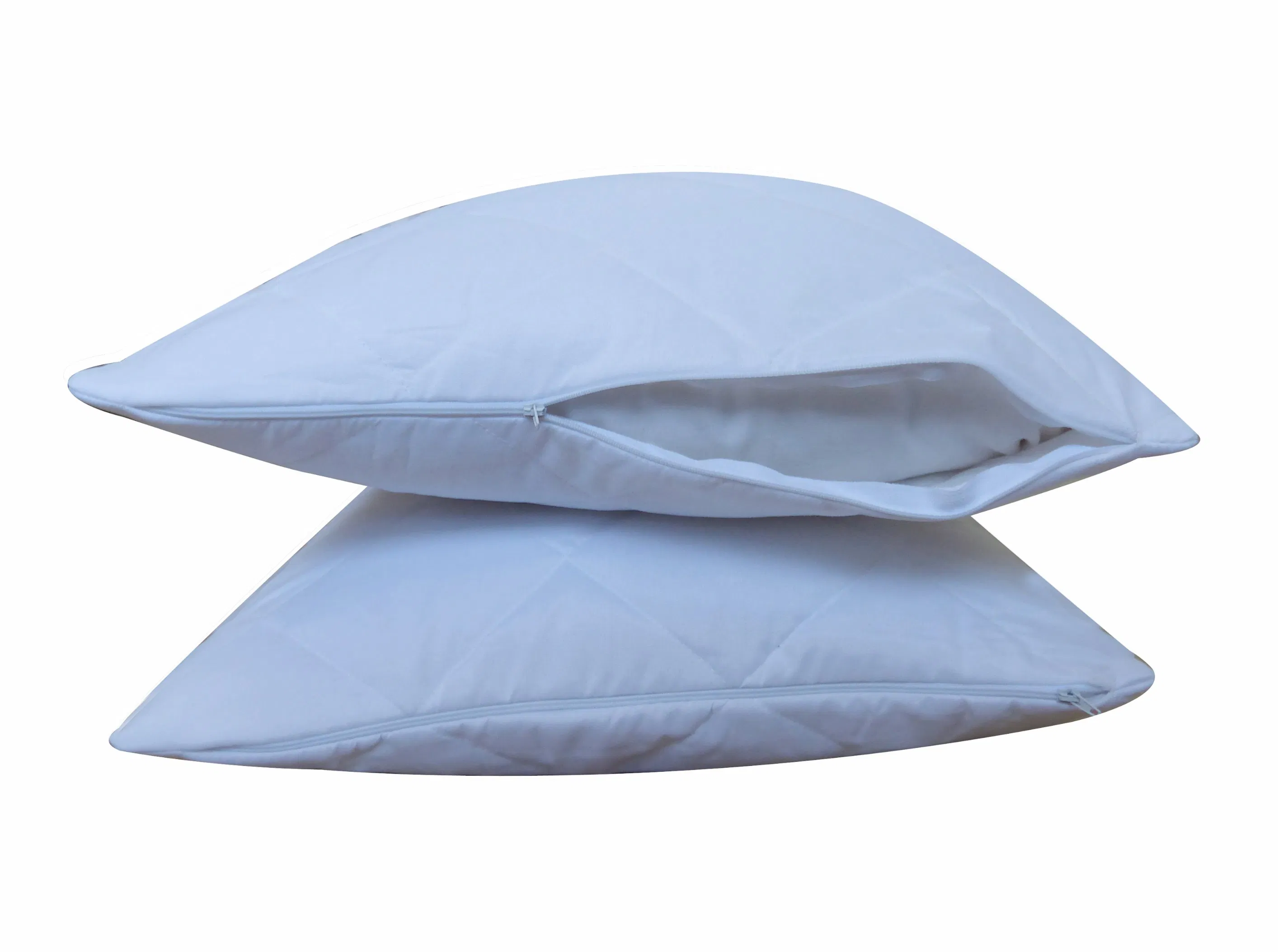Factory Wholesale Microfiber Zippered Pillow Protectors Quilted Pillow Covers