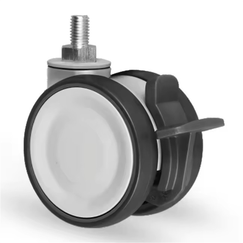 TPR Plastic Ball Rigid Swivel Casters Factory Sale