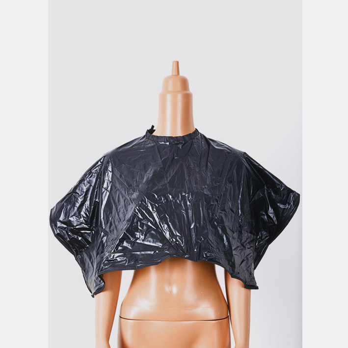Short PVC Hair Shampoo Cape for Hair Salon