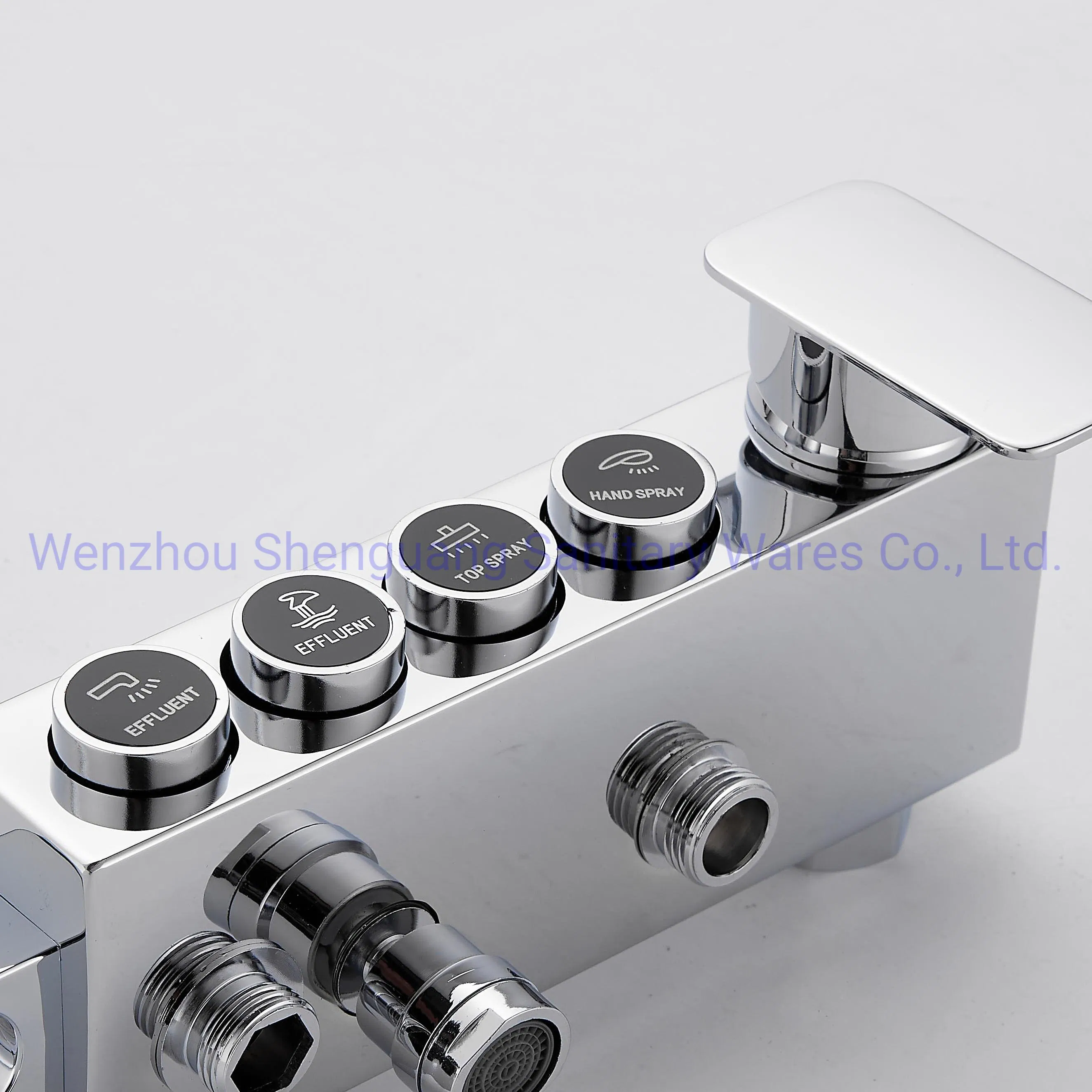 Huadiao Stainless Steel Faucet Shower Set Bathroom Rain Shower Set