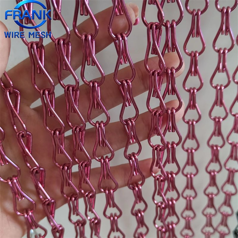 Brass Chain Link Curtain for High End Restaurant Ceiling Decor