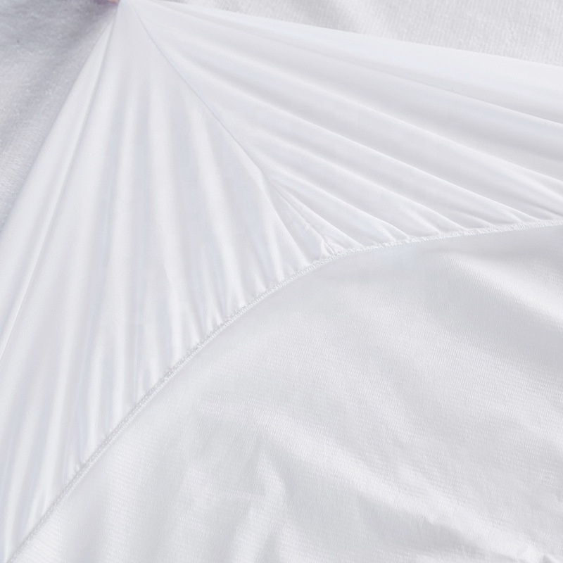 OEM Custom Factory Soft Cozy Waterproof Mattress Cover King Size Anti Mite Mattress Cover Queen Size Washable Protector