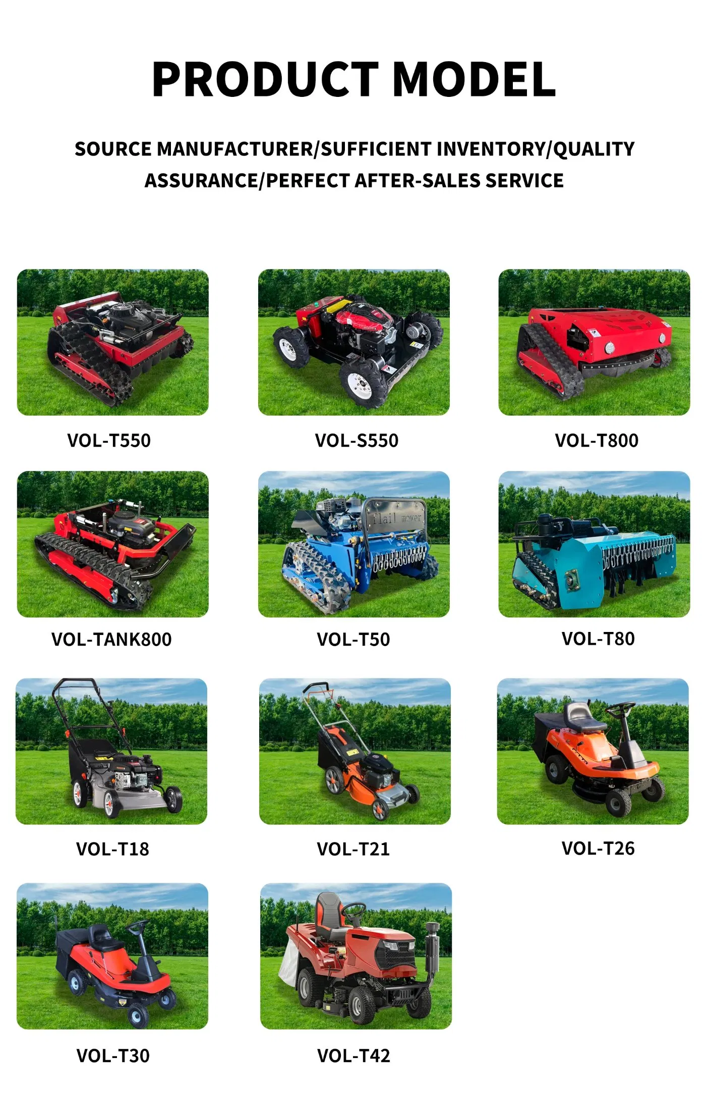 Робот-газонокосилка VOLNOS с дистанционным управлением