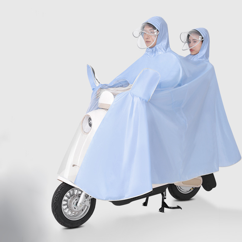 Reflective Motorcycle Rainwear for Safe Riding with Compact Storage Feature