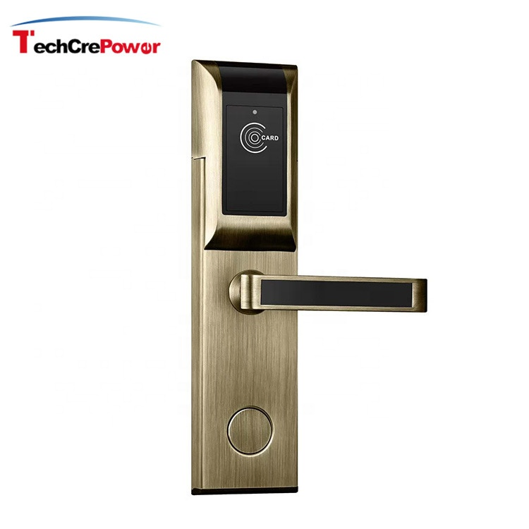 E108 Wireless RFID Card Lock Stainless Steel Mortise Smart Electronic Hotel Locks Management System