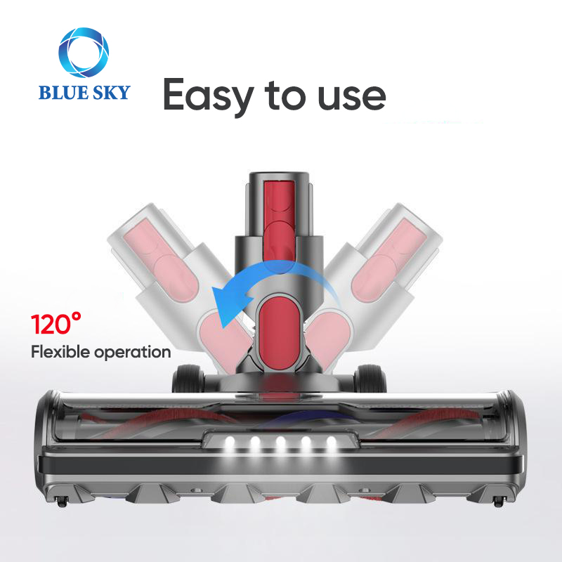 New Motorized Carpet Floor Brush Head Tool for Dysons V8 V7 V10 V11 Vacuum Cleaner Roller Head Brush Replacement Spare Parts