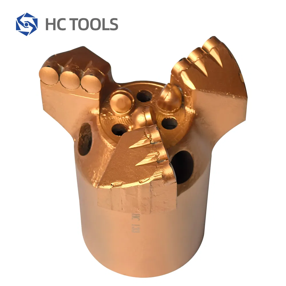 3 Blades PDC Diamond Non Core Mining Drill Bits