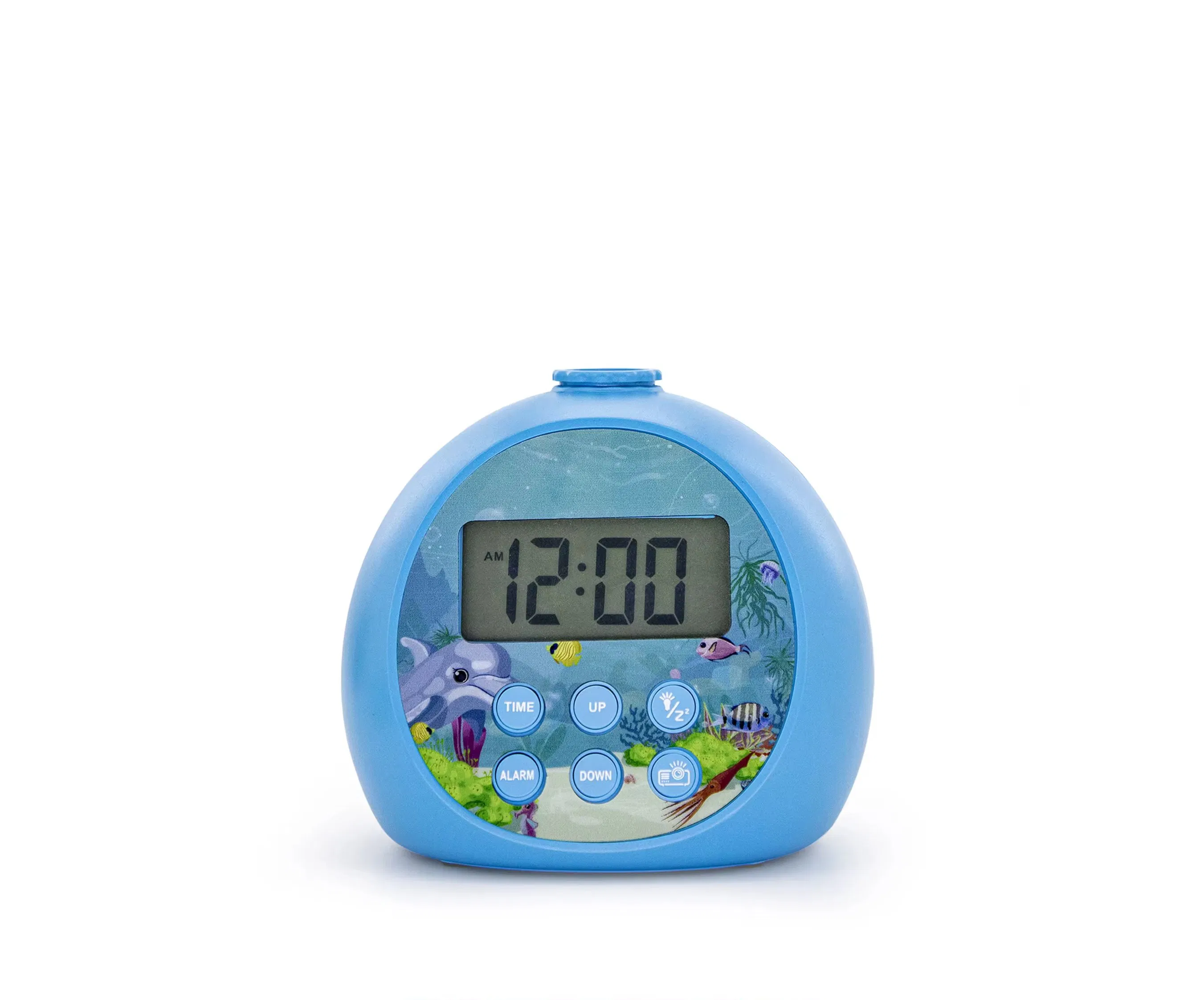 New Kids Smart Sleep Trainer RGB Night Light Projector Table Alarm Clock Timer Digital Display Plastic for Indoor