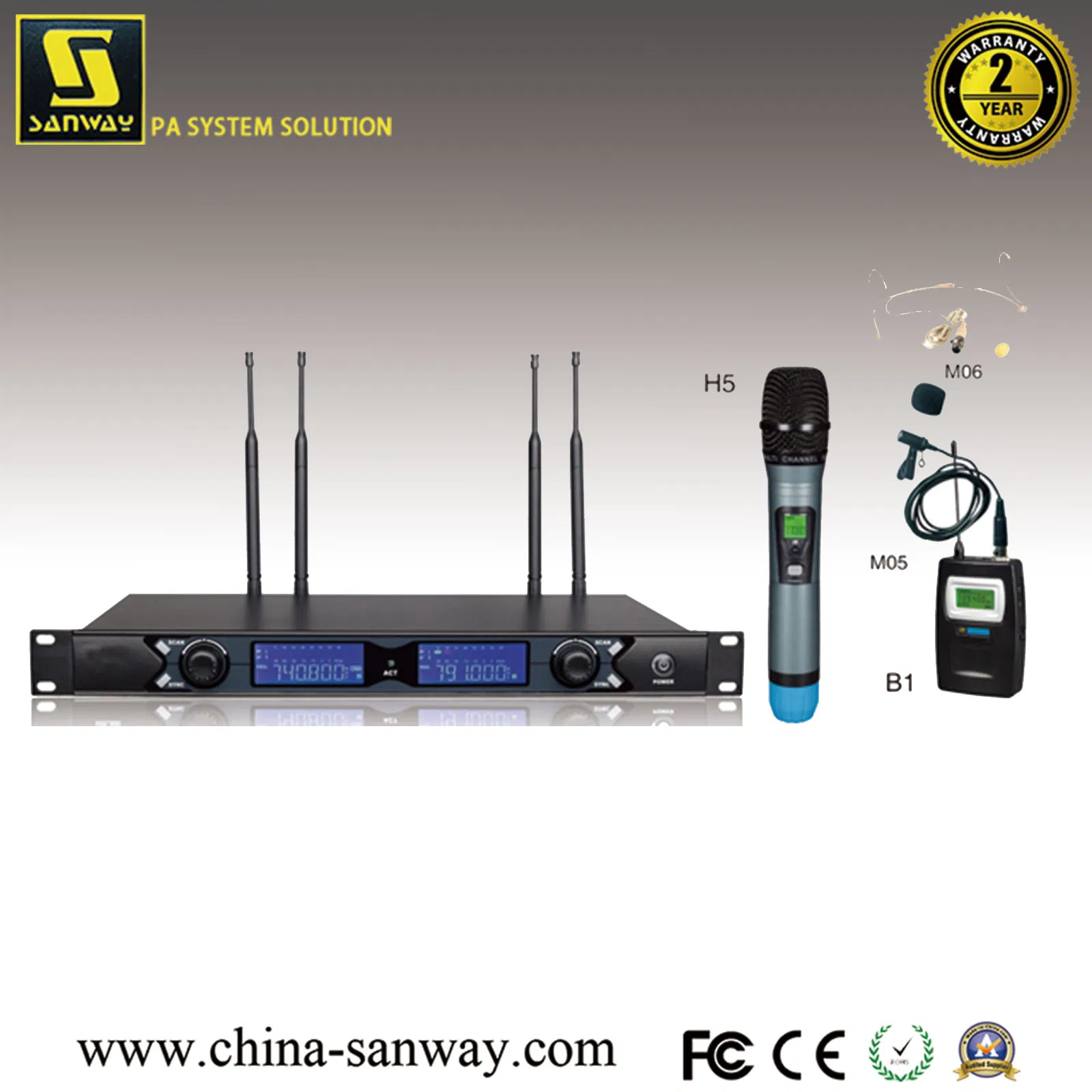 Беспроводной микрофон S20 Dual Channel
