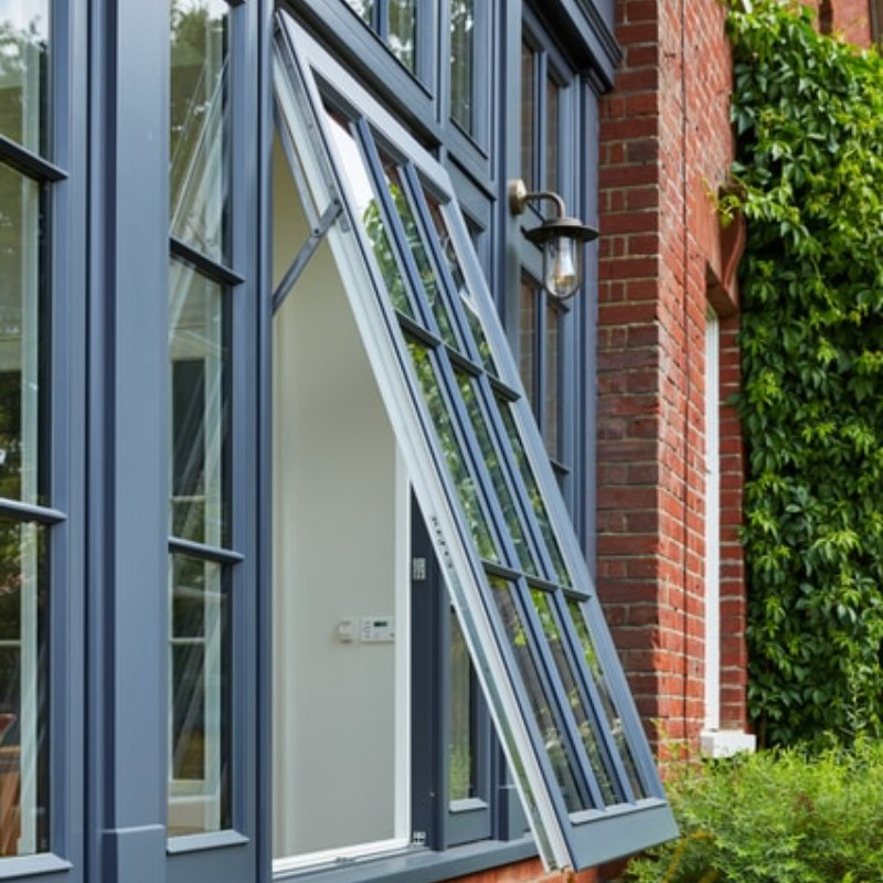 Customized Folding Glass Thermal Break Aluminum Awning Window for Residential Homes As2047