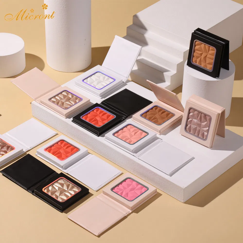 Multicolored Sparkly Diamonds Bloom Facial Powder Blush Ginger Rouge Cosmetic Powder