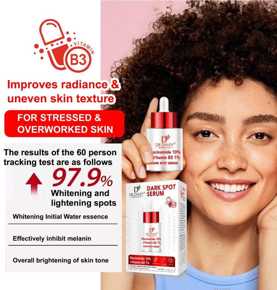 10% Niacinamide Dark Spot Serum Dr. Davey Lightening Formula