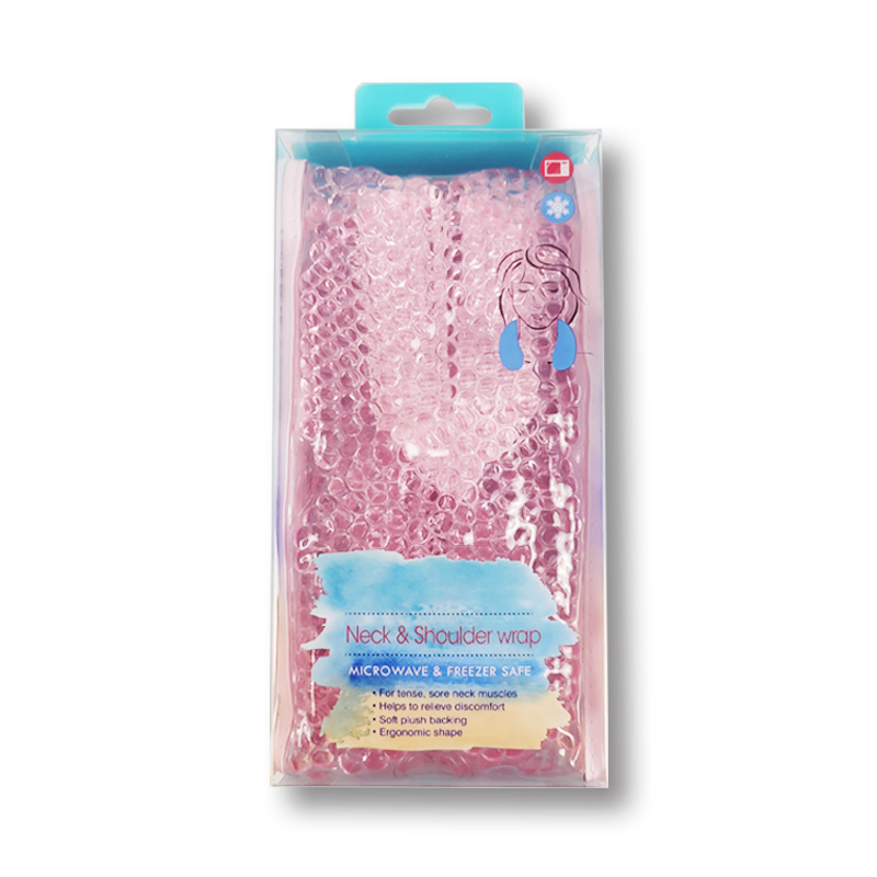 Hot Cold Therapy Pack Neck Shoulder Gel Beads Cooling Wrap