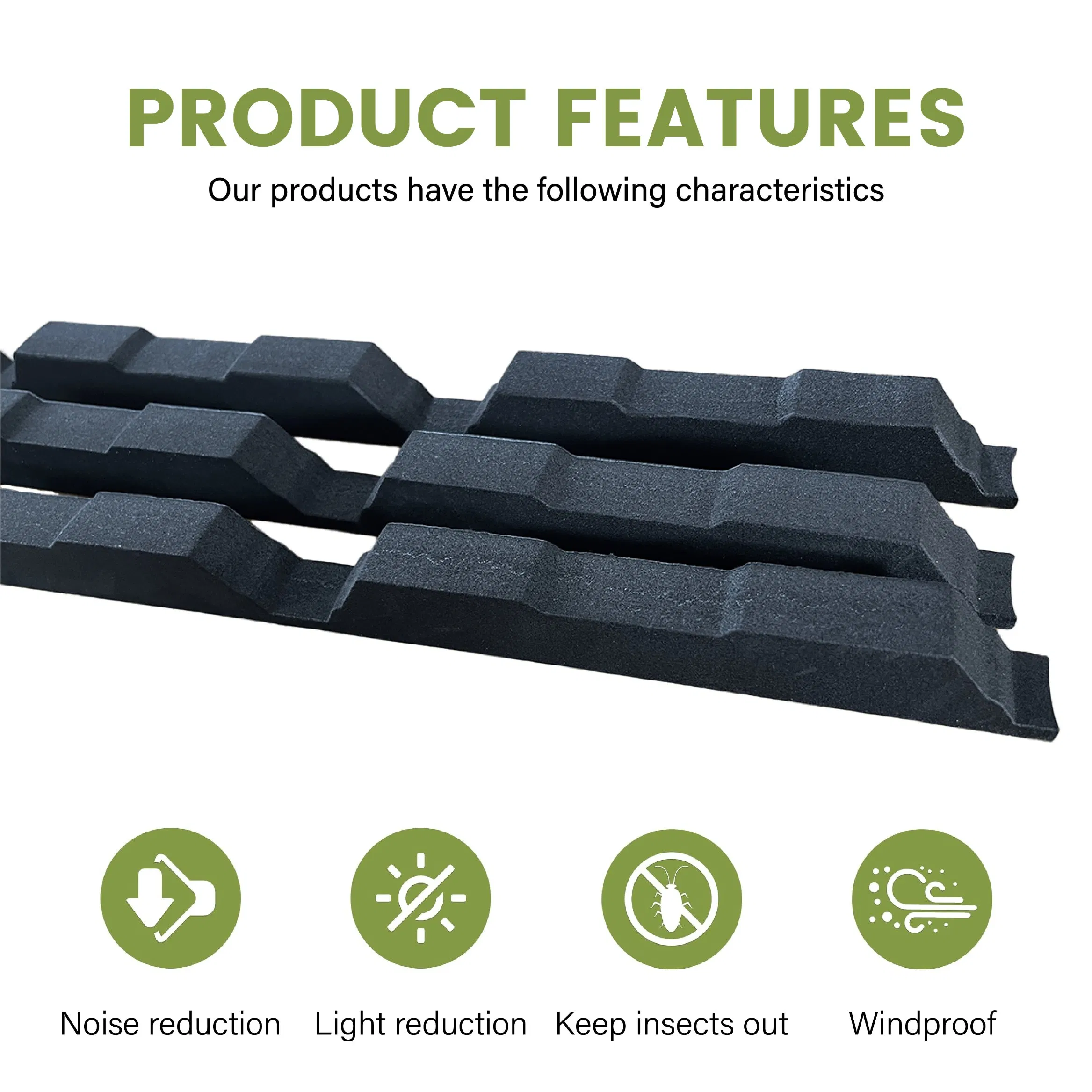 Outer Top Tile Self-Adhesive Thick Foam Closure