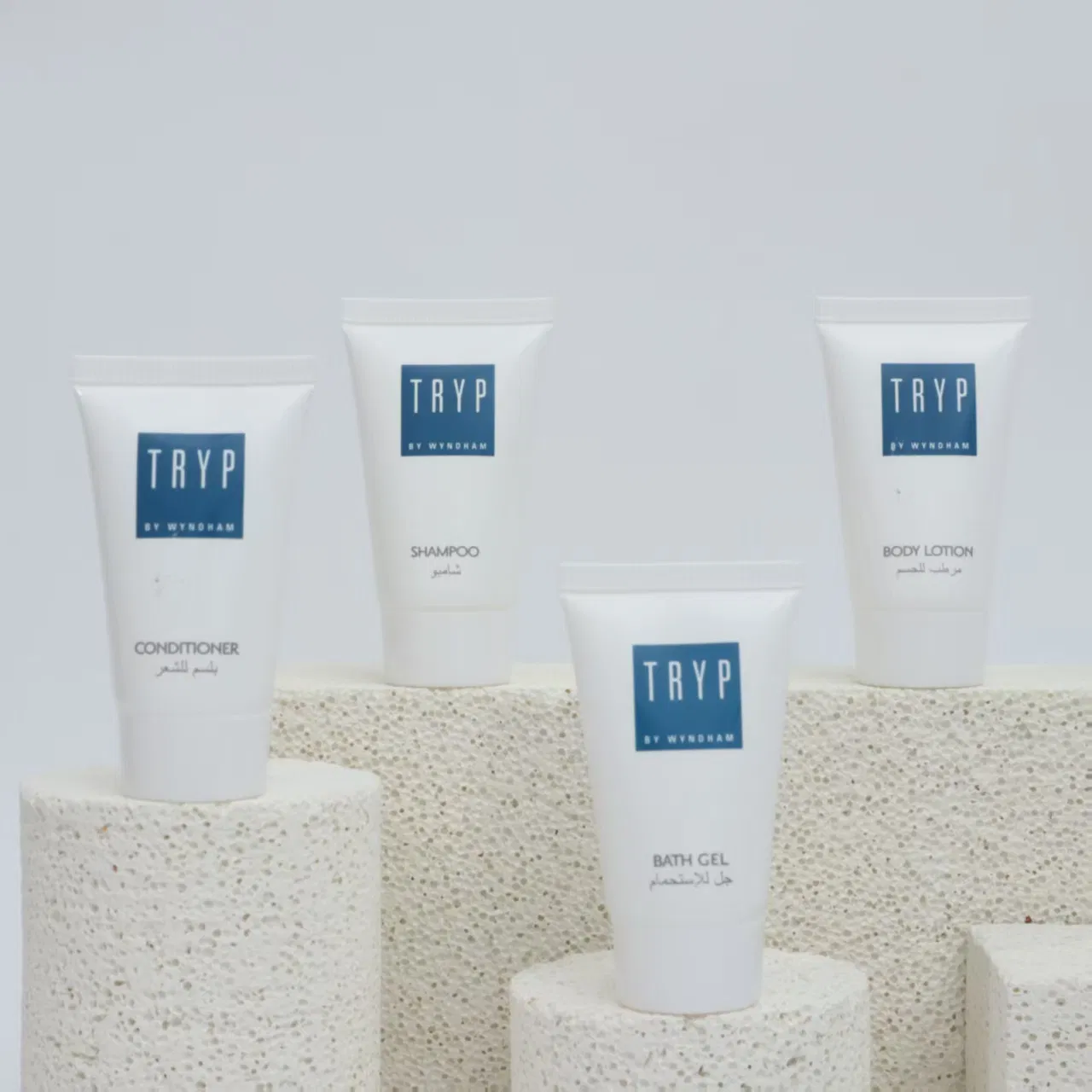 Luxury Hotel Room Shampoo and Conditioner Mini Bottles Set