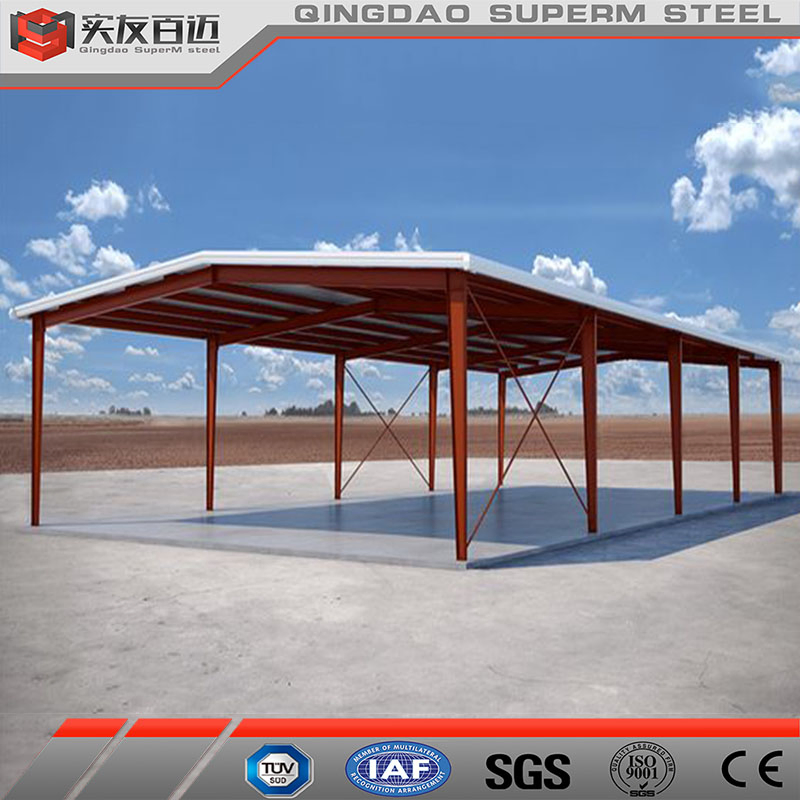 Prefabricated Clear Span Steel Structure Shed Steel Frame Building for Storing Hay