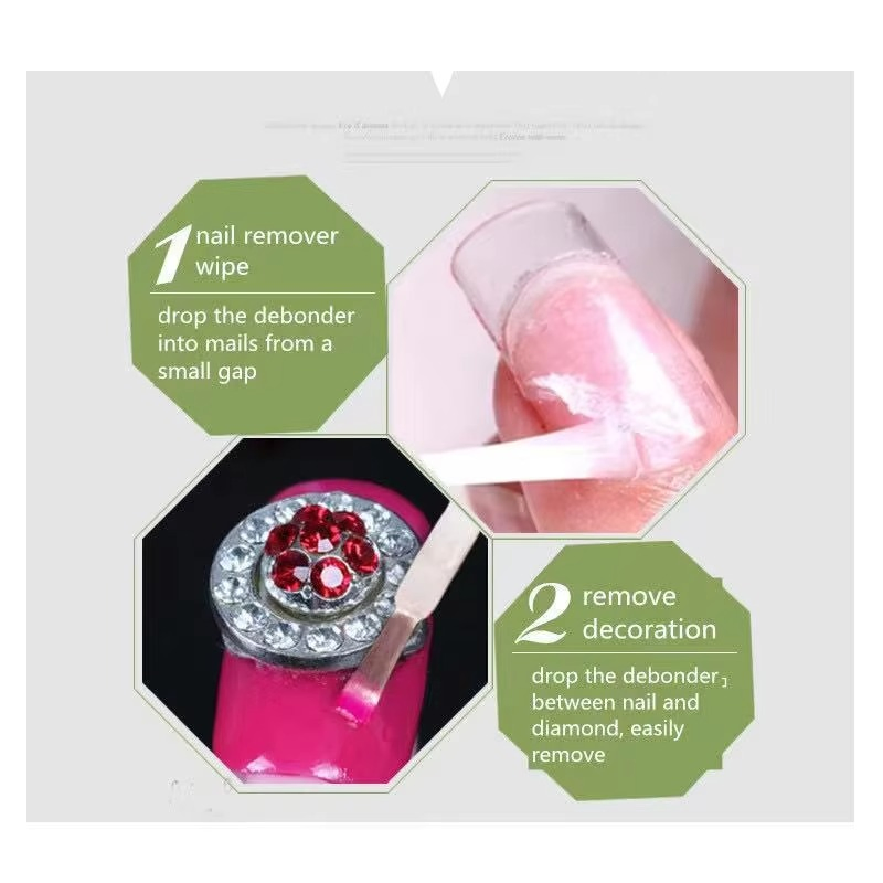 Professional Nail Art Tools Eco-Friendly Nail Glue Remover Nail Debonder