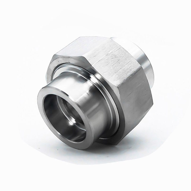 Inside Thread Conical Tightened Welding End Union with Parallel Bsp Thread