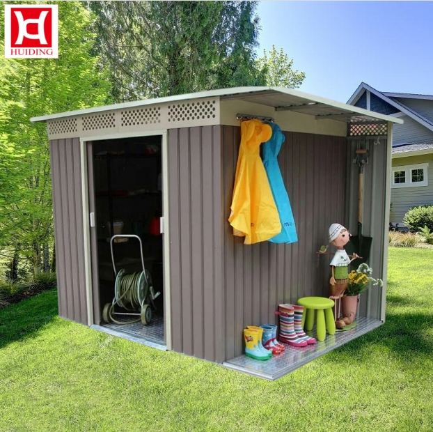 Factory Direct Sale Metal Shed Outdoors Prefab Storage Tools Room