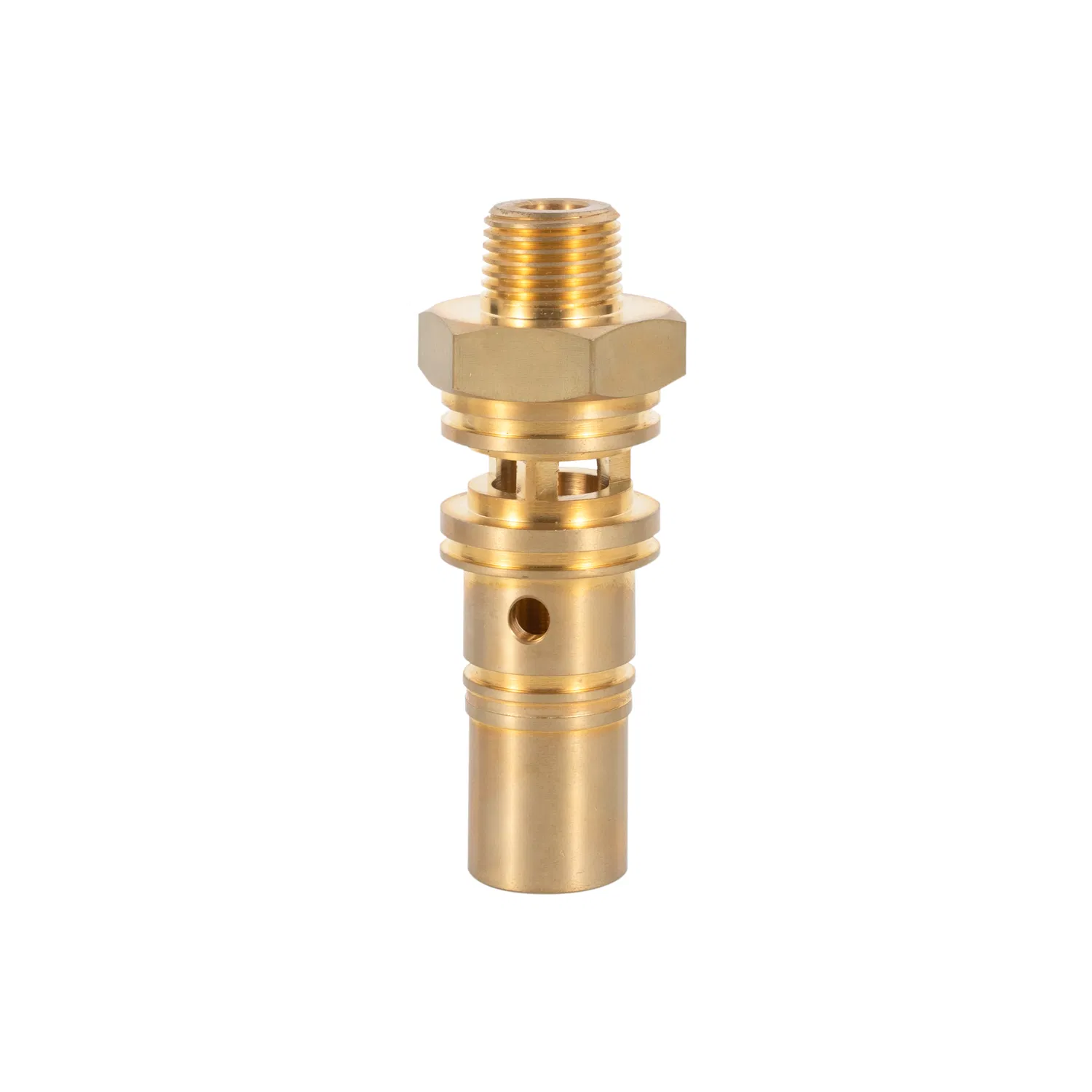 Direct China Factory Customized Brass Parts Precision CNC Machining C3601 Brass Coupling