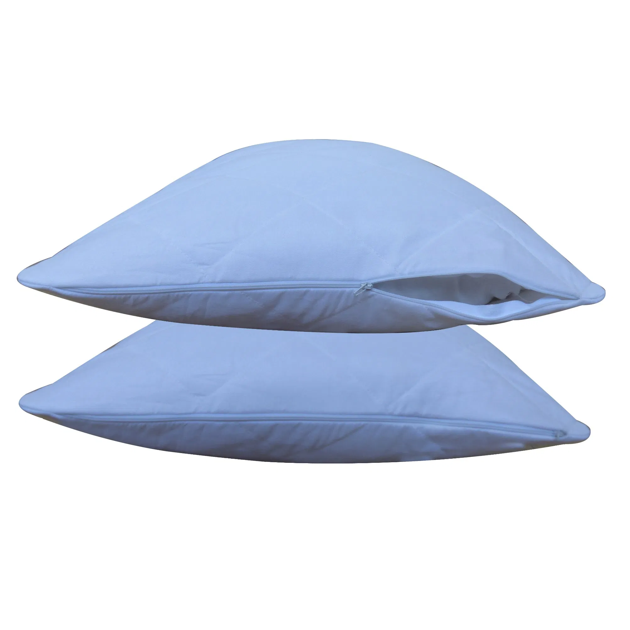 100%Polyester Microfiber Quilted Zippered Pillow Protectors
