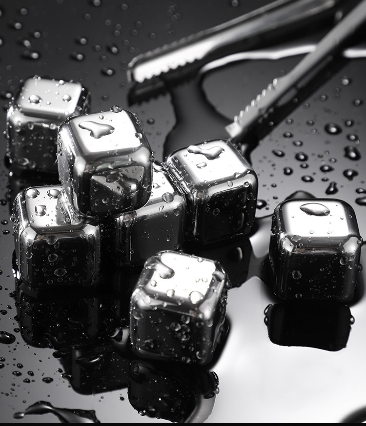 Металлические кубики для виски с логотипом