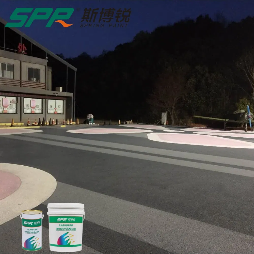 Fade-Resistant Asphalt Pavement Color-Changing Floor for Public Spaces