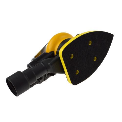 90X130mm Triangle Air Orbital Sander Low Vibration Central Vacuum