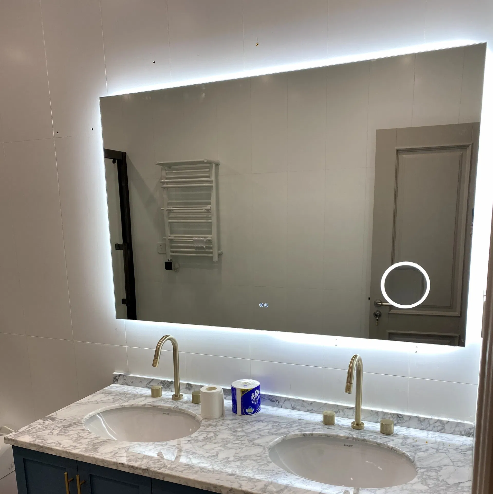 Electronic Anti-Fog Mirror Makeup Mirror 0648