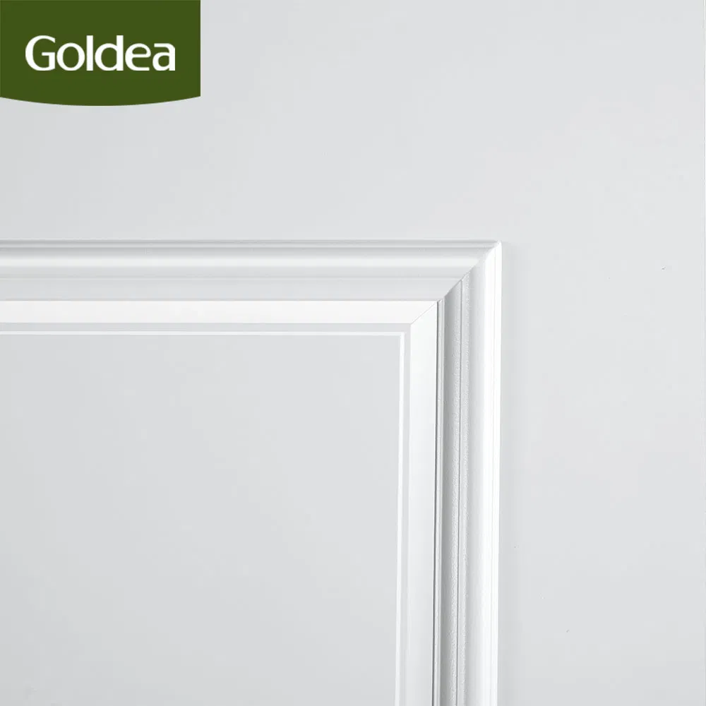 Customized New Design Home Bedroom Kitchen Bathroom Hotel PVC Fireproof Interior MDF Wooden Door