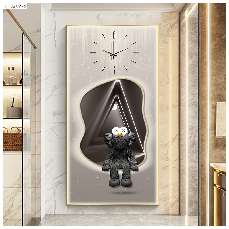 Modern Wall Art Crystal Porcelain Painting Wall Decoration3d Painting for Home and Hotel