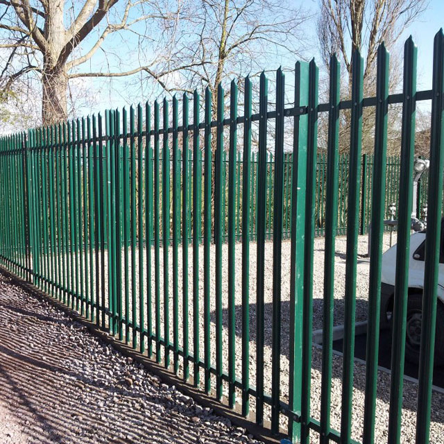 Metal Palisade Fence D and W Shape Palisade Security Fence System