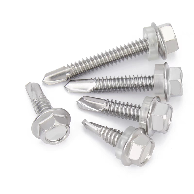 12 X 25 SS316 Hot DIP Galvanized Thread Size 6mm Self Drilling Zinc Sheet Metal Drilling Tek Screw Roofing Screw