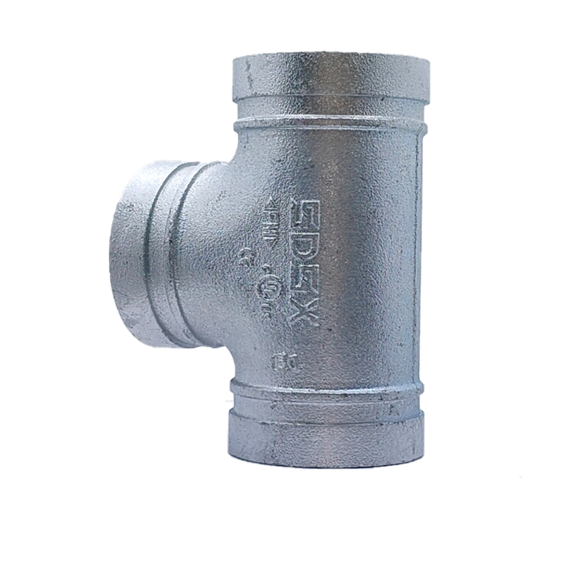 Тройник равнопроходной канавочный FM