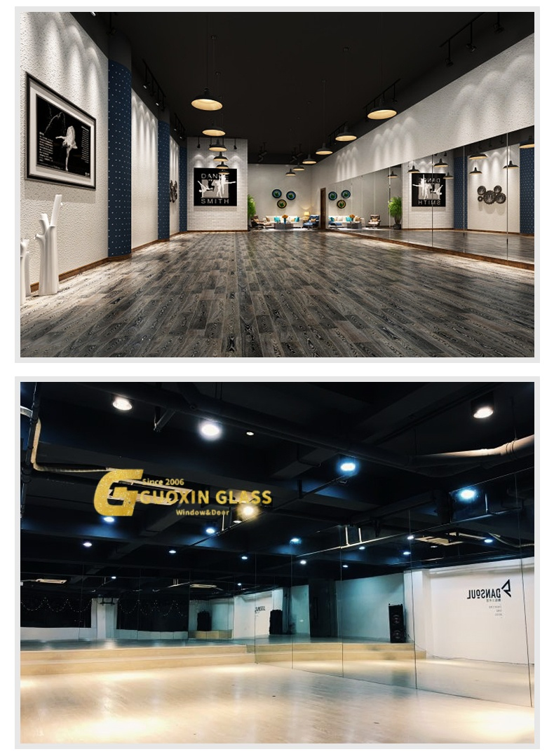 Wholesale Large Wall Silver Mirror - Gym Essential with Soundproof Features