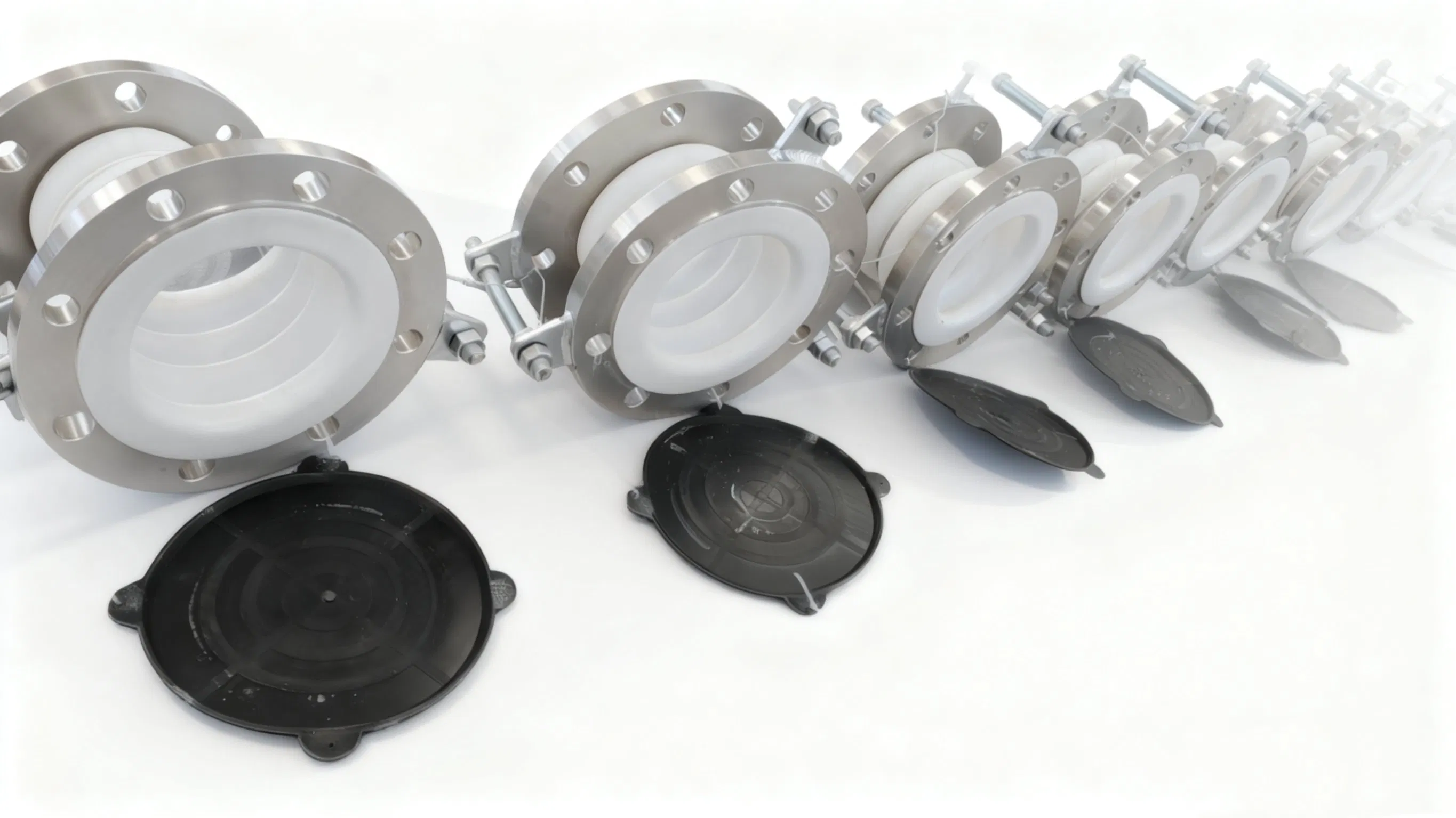 Stainless Steel PTFE-Lined Corrosion Metallic Expansion Joint Compensator Industrial Pipe Universal