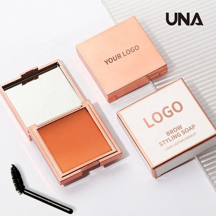 Natural Long Lasting Vegan Clear Eye Brow Freeze Styling Wax Kit Lifting Setting Eyebrow Gel with Brush Private Label Brow Soap