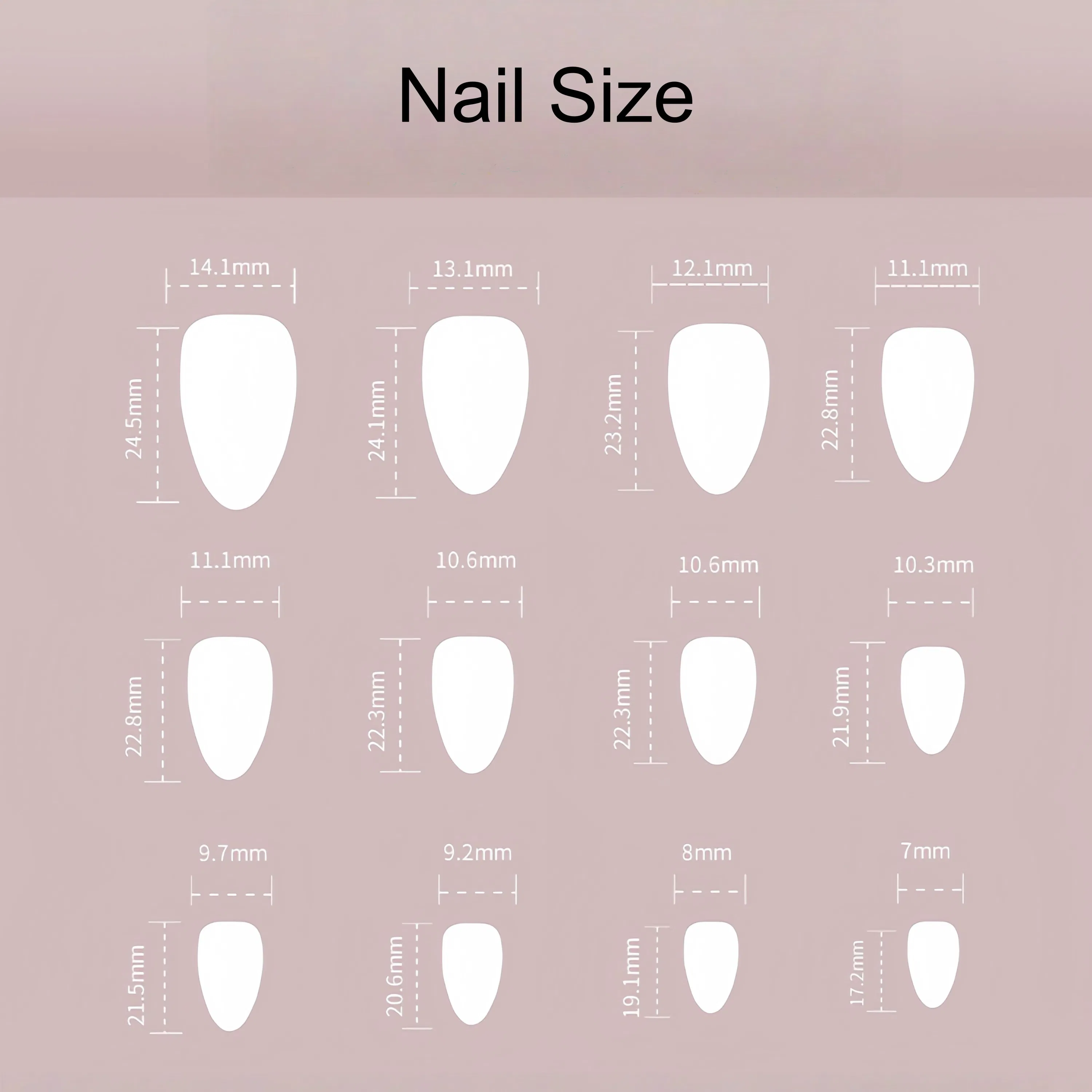 Hello Kitty Decoration French Style Almond Nails with Leopard Print Quick Apply Press on Nails