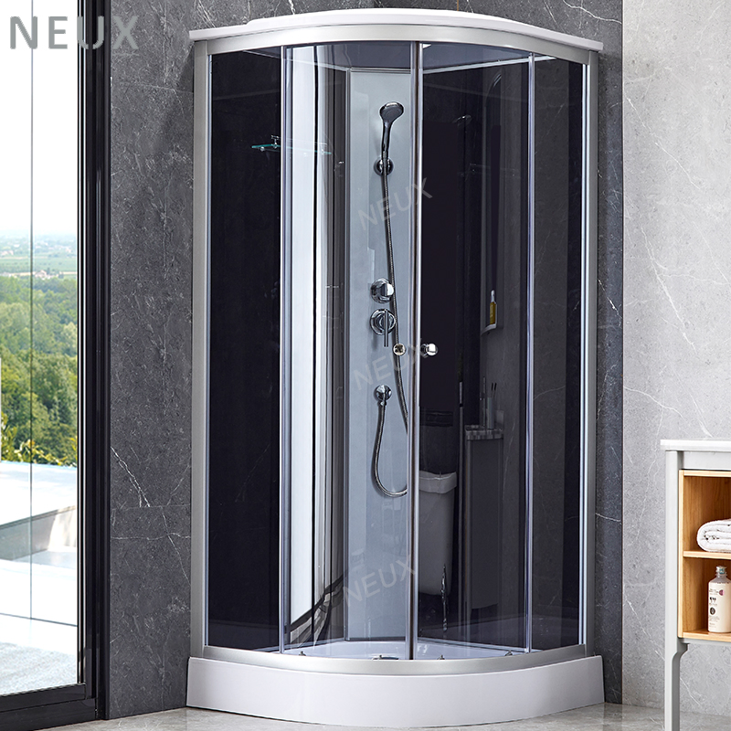 Wholesale Corner 5mm Sliding Glass Door Steam Ready Made Bathroom Shower Cubicle