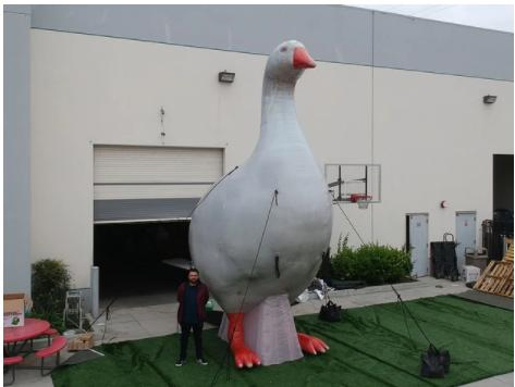 2023 New Giant Inflatable Baby Chicken Huvepharma for Sale