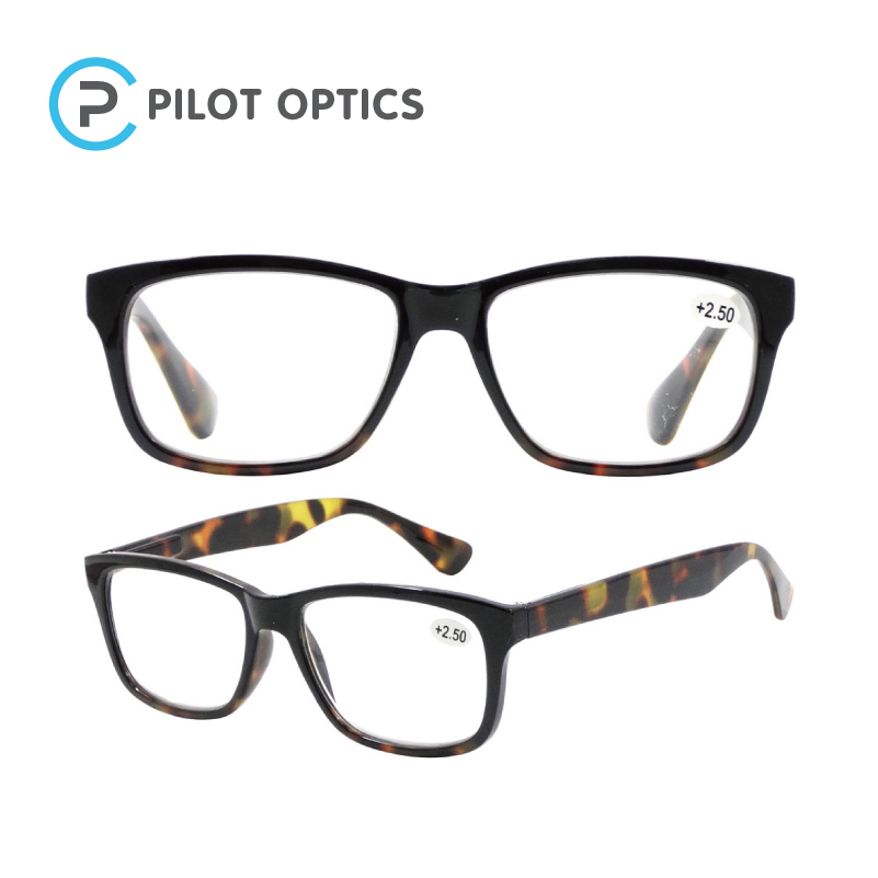 Pilot Optics 2023 Wholesale Progressive Rectangle PC Cheap Multifocal Men Pack Reading Glasses
