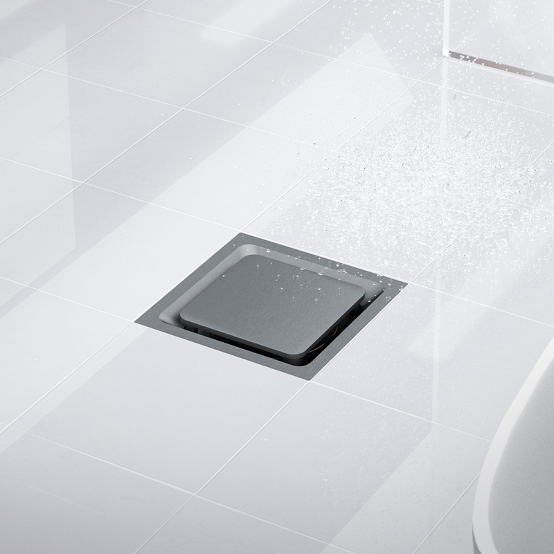 Напольный трап с антизапахом для ванной