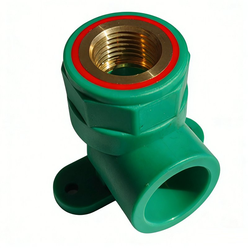 PPR Hot Water Female Coupling with Red Ring for Hot Water