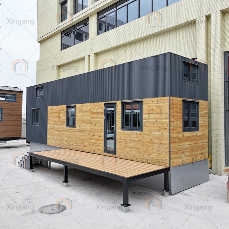 Customizable Galvanized Steel Frame Light Steel Trailer House Modular Prefabricated House