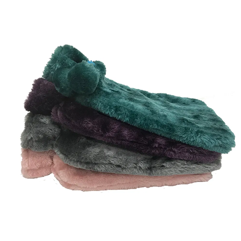 Medical 2000ml Rubber Hot Water Bag Faux Fur Cover Manufacture in China with BS